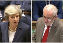 Theresa May faces Jeremy Corbyn in the first PMQ since the election (Video)