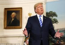 Trump says he might ‘take away credentials’ from TV reporters because ‘91% of the network news about me is negative (Fake)’ in latest attack on free press