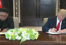 WATCH: Donald Trump & Kim Jong Un Sign “Very Comprehensive Document”