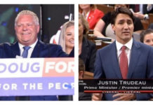 Doug Ford promises cheaper gas, Justin Trudeau vows to stop it