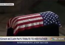Trump Approved Air Force 2 to Transport McCain Casket to DC – Then Family and Uniparty Elites Trash Trump at Funeral