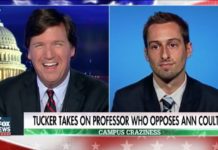 “Can You HEAR Yourself??” Tucker Debates Free Speech With Liberal Professor