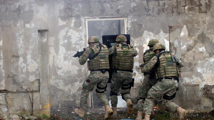 Police-Military-Training-Raid-Building-Swat