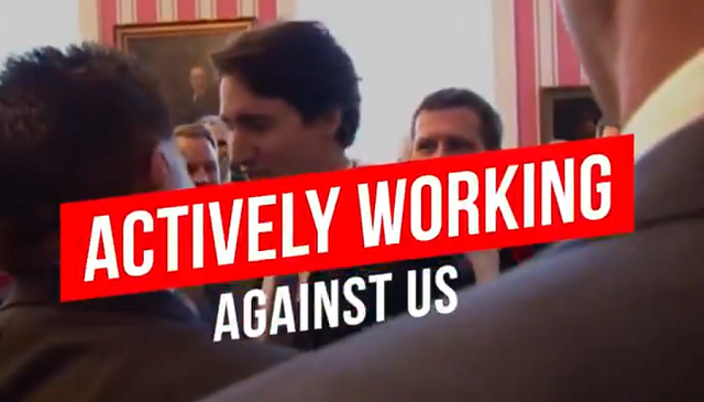 Trudeau-Working-Against-Canada