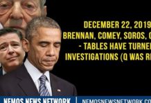 Brennan, Comey, Soros, Obama – Tables have Turned – Investigations – Q was right – Dustin Nemos