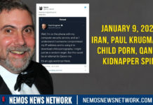 Iran, Paul Krugman’s Child Porn, QANON Kidnapper Spin – Dustin Nemos