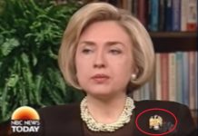 STUNNING: Leading Democrats Including Hillary Clinton Caught Wearing ‘Nazi Pins’ on Their Jackets