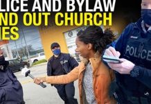 Police and Bylaw Hand Out Church Fines