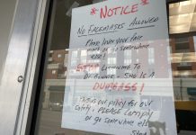 ‘No face masks allowed’