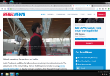 Confronting Trudeau’s quarantine agents at Calgary International airport