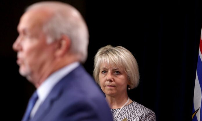 Dr. Bonnie Henry, Premier John Horgan,