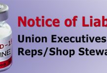 BC Nurse Notifies Manager Of Personal Liability