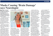 Masks Causing ‘Brain Damage’ says Neurologist