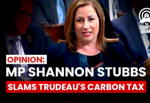 MP Shannon Stubbs Slams Trudeau’s Carbon Tax, by Keean Bexte