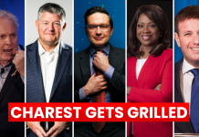 Charest Gets Grilled after debate by Keean Bexte