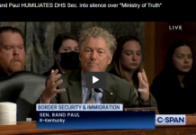 Rand Paul HUMILIATES DHS Sec. into silence over “Ministry of Truth”