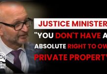 Justice Minister says you don’t have absolute right to private property in Canada, by Keean Bexte