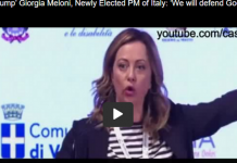 ‘Italian Trump’ Giorgia Meloni, Newly Elected PM of Italy: ‘We will defend God, country and family.’