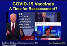 Dr Scot Youngblood presents to San Diego City Council Meeting, Agenda Item #115