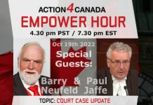 Tonight on Action4Canada Empower Hour with Barry Neufeld & Paul Jaffe