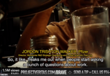 BREAKING: @Pfizer Director Physically Assaults @JamesOKeefe & Veritas Staff; Destroys iPad Showing Undercover Recordings About “Mutating” Covid Virus; NYPD RESPONDS!