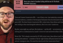 Pierre Poilievre Dividing His Own Base Over German MEP Christine Anderson?