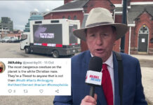 Fire Wendy Ashby! “The most dangerous creature on the planet is the white Christian male. They’re a Threat to anyone that is not them.”