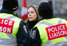 The Crucifixion Of Tamara Lich, Trudeau Government Style, by Brad Salzberg