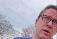 Unhinged Democrat confronts Republican poll greeter