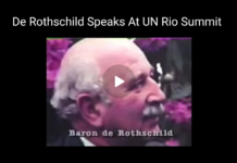Baron De Rothschild Speaks at Rio Un Unced Earth Summit 1992 By George Hunt. MUST SEE