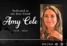 Colbert pays tribute to his longtime assistant Amy Cole