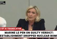 Marine Le Pen’s 1st Fiery Speech After Guilty Verdict