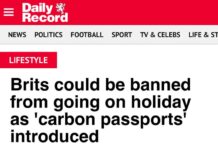 Brits Could Be Banned From Going on Holiday as ‘Carbon Passports’ Introduced