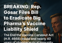 Rep. Paul Gosar Files Bill to Eradicate Big Pharma’s Vaccine Liability Shield