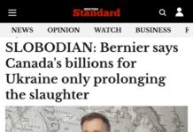 SLOBODIAN: Bernier says Canada’s Billions for Ukraine Only Prolonging the Slaughter