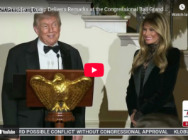 President Trump Delivers Remarks at the Congressional Ball Grand Foyer – 12/11/25