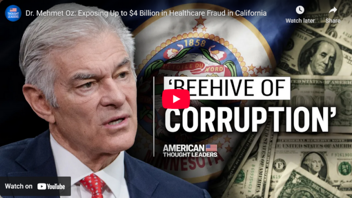 Screenshot 2026-01-20 at 21-34-26 (25) Dr. Mehmet Oz Exposing Up to $4 Billion in Healthcare Fraud in California - YouTube
