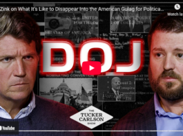 Tucker Carlson: Ryan Zink on What It’s Like to Disappear Into the American Gulag for Political Crimes