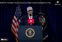 President Donald J. Trump on the United States Military Combat Operations in Iran