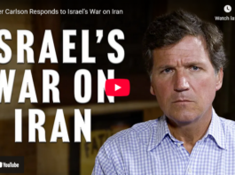Tucker Carlson Responds to Israel’s War on Iran