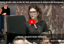 Dallas Brodie Calls on The BC NDP Government To Demand The Musqueam Agreement Be Rescinded