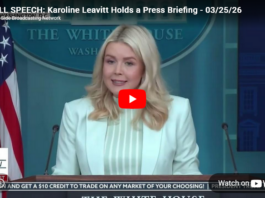 Full Speech: Karoline Leavitt Holds a Press Briefing – 03/25/26