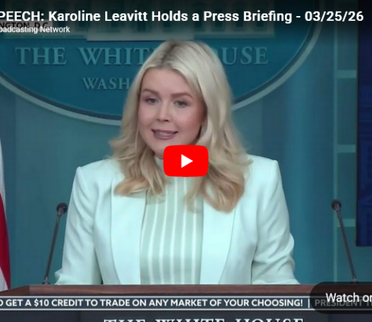 Full Speech: Karoline Leavitt Holds a Press Briefing – 03/25/26