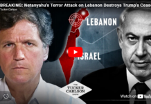 BREAKING: Netanyahu’s Terror Attack on Lebanon Destroys Trump’s Ceasefire. Tucker Reacts