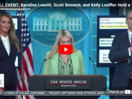 Karoline Leavitt, Scott Bessent, and Kelly Loeffler Hold a Tax Day Briefing