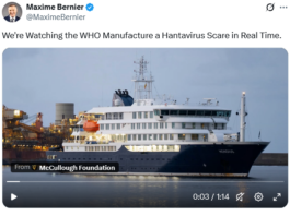 “Hantavirus Outbreak” on a Cruise Ship…..