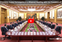President Trump Participates in a Bilateral Meeting with the President of China