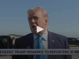 President Trump Speaks to Reporters at Joint Base Andrews