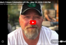 Mark Friesen Celebration of Life – May 25, 2026